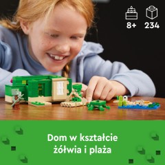 LEGO Minecraft - Domek na plaży żółwi 21254
