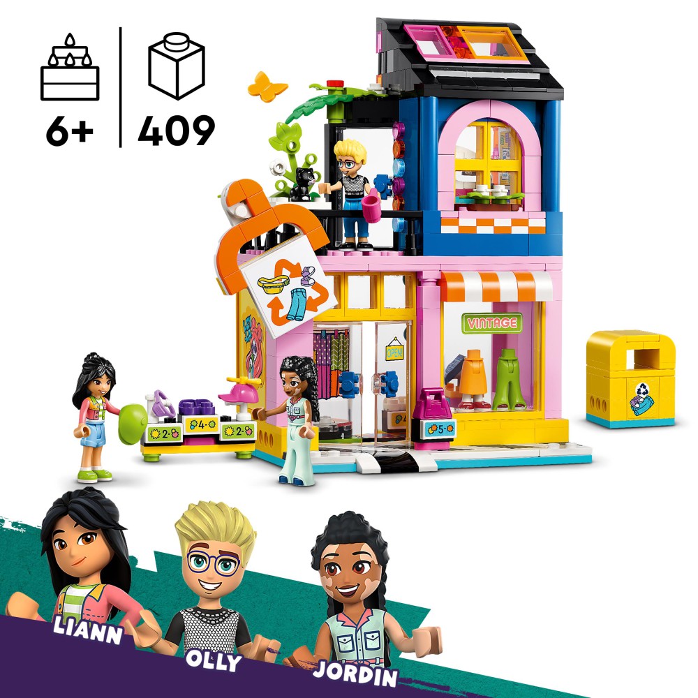 LEGO Friends - Sklep z używaną odzieżą 42614