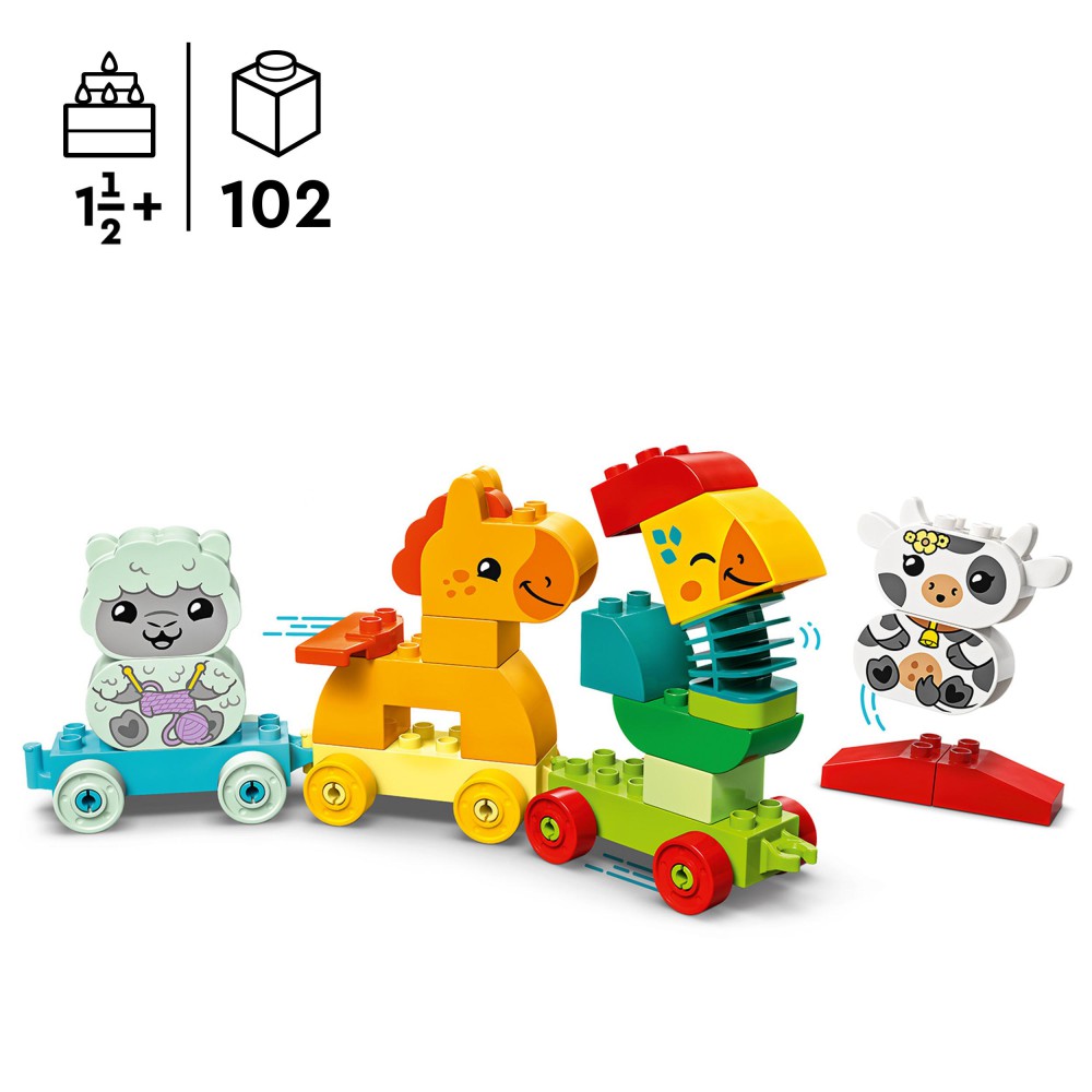 LEGO DUPLO - Pierwszy pociąg ze zwierzątkami 10412