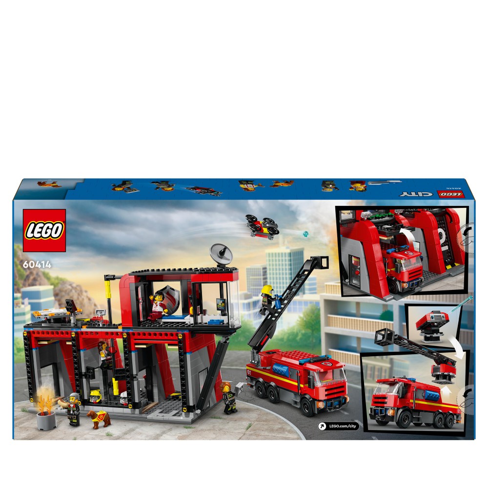 LEGO City - Remiza strażacka z wozem 60414