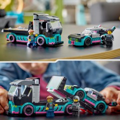 LEGO City - Samochód wyścigowy i laweta 60406