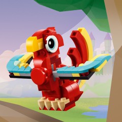 LEGO Creator - Czerwony smok 3w1 31145