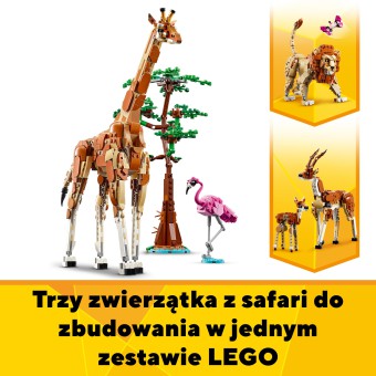 LEGO Creator - Dzikie zwierzęta z safari 3w1 31150