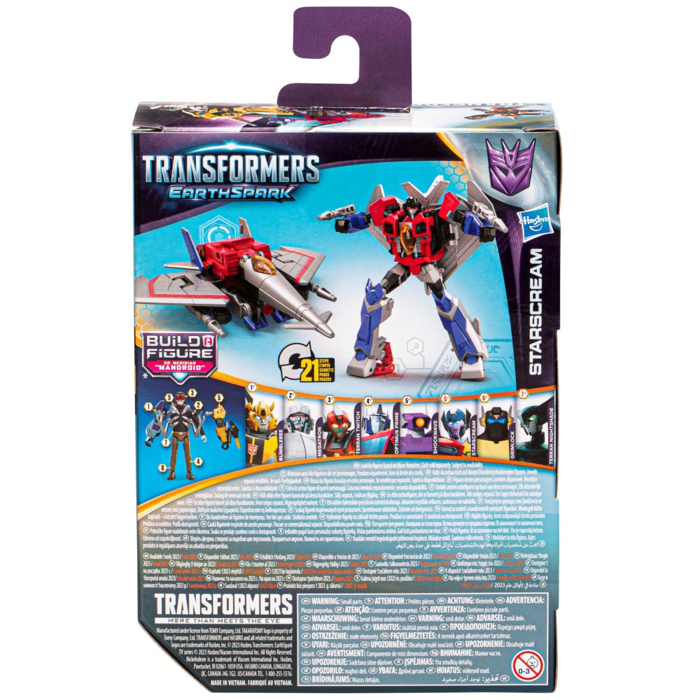 Hasbro Transformers EarthSpark - Figurka Starscream Deluxe F8578