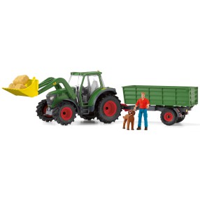 Schleich Farm World - Traktor z przyczepą 42608
