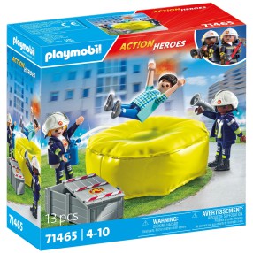 Playmobil - Action Heroes Strażacy z poduszką powietrzną 71465
