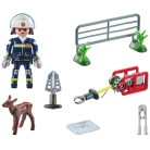 Playmobil - Action Heroes Straż Pożarna Ratowanie zwierząt 71467