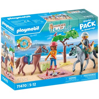 Playmobil - Horses of Waterfall Wycieczka konna na plażę z Amelią i Benem 71470