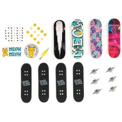 Tech Deck - Zestaw deskorolek fingerboard Meow Skateboards 4-pak 20140760
