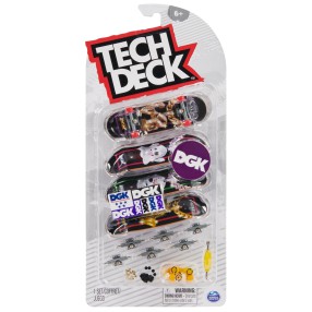 Tech Deck - Zestaw deskorolek fingerboard DGK 4-pak 20140758