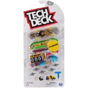 Tech Deck - Zestaw deskorolek fingerboard Finesse 4-pak 20140759