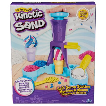Kinetic Sand - Maszyna do robienia lodów z piaskiem kinetycznym 396 g 20144685