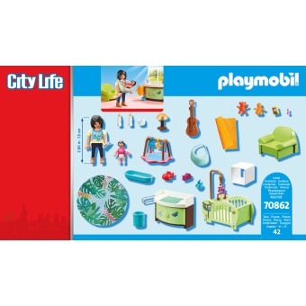 Playmobil - City Life Pokój dla dziecka 70862