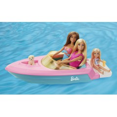 Barbie - Motorówka dla lalek unosząca się na wodzie GRG29