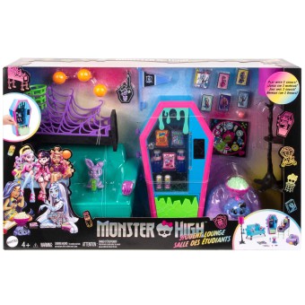 Monster High - Salonik uczniów Zestaw z mebelkami i akcesoriami HNF67
