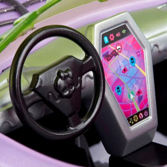 Monster High - Fioletowy kabriolet z pajęczą siecią + akcesoria HHK63