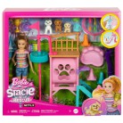 Barbie - Plac zabaw piesków + lalka Stacie HRM10