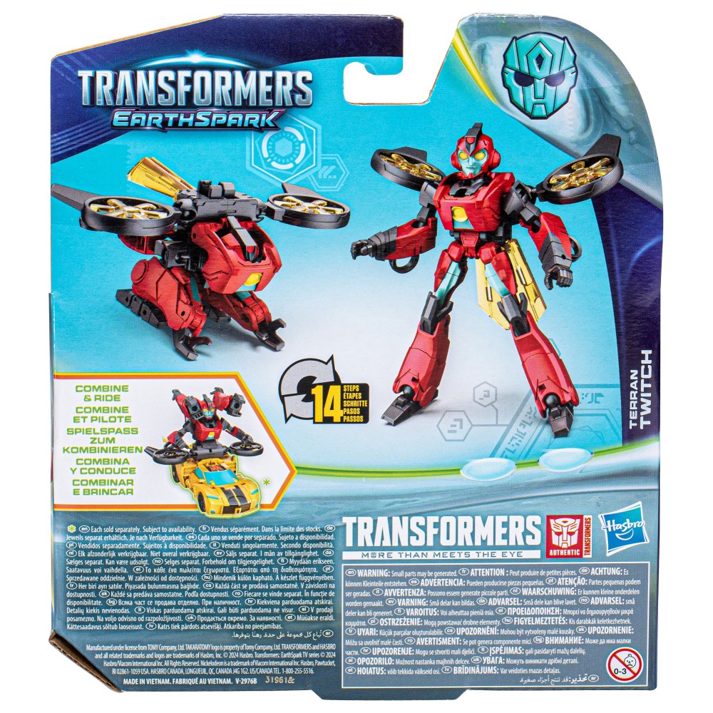 Hasbro Transformers EarthSpark - Figurka Terran Twitch Warrior F8665