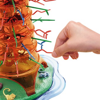 Mattel - Spadające małpki Zabawa na drzewie Gra zręcznościowa HTW65