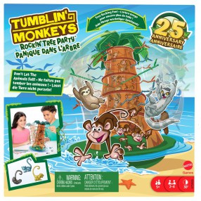 Mattel - Spadające małpki Zabawa na drzewie Gra zręcznościowa HTW65