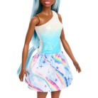 Barbie Fashionistas - Lalka Barbie Jednorożec w niebieskim stroju HRR14