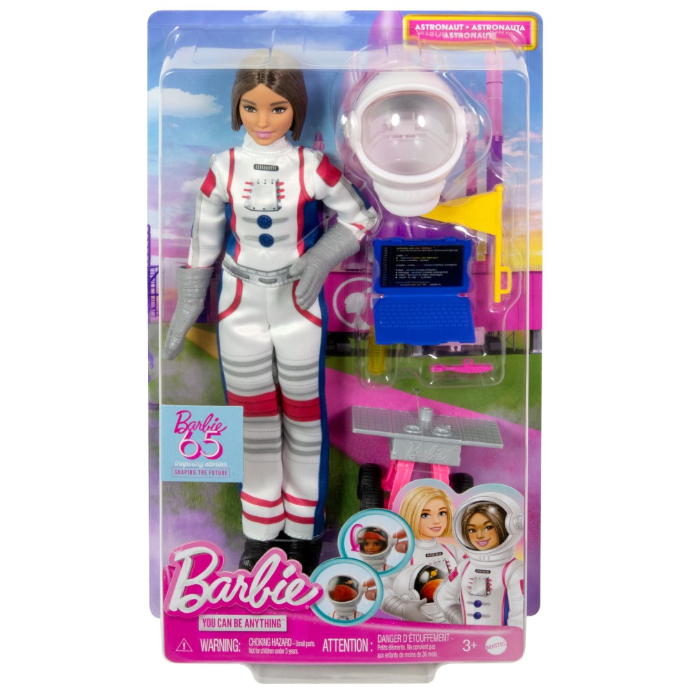 Barbie - Lalka Barbie Astronautka + akcesoria HRG45