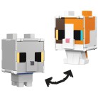 Minecraft - Figurka Kot Tricolor z transformacją 2w1 HTL45