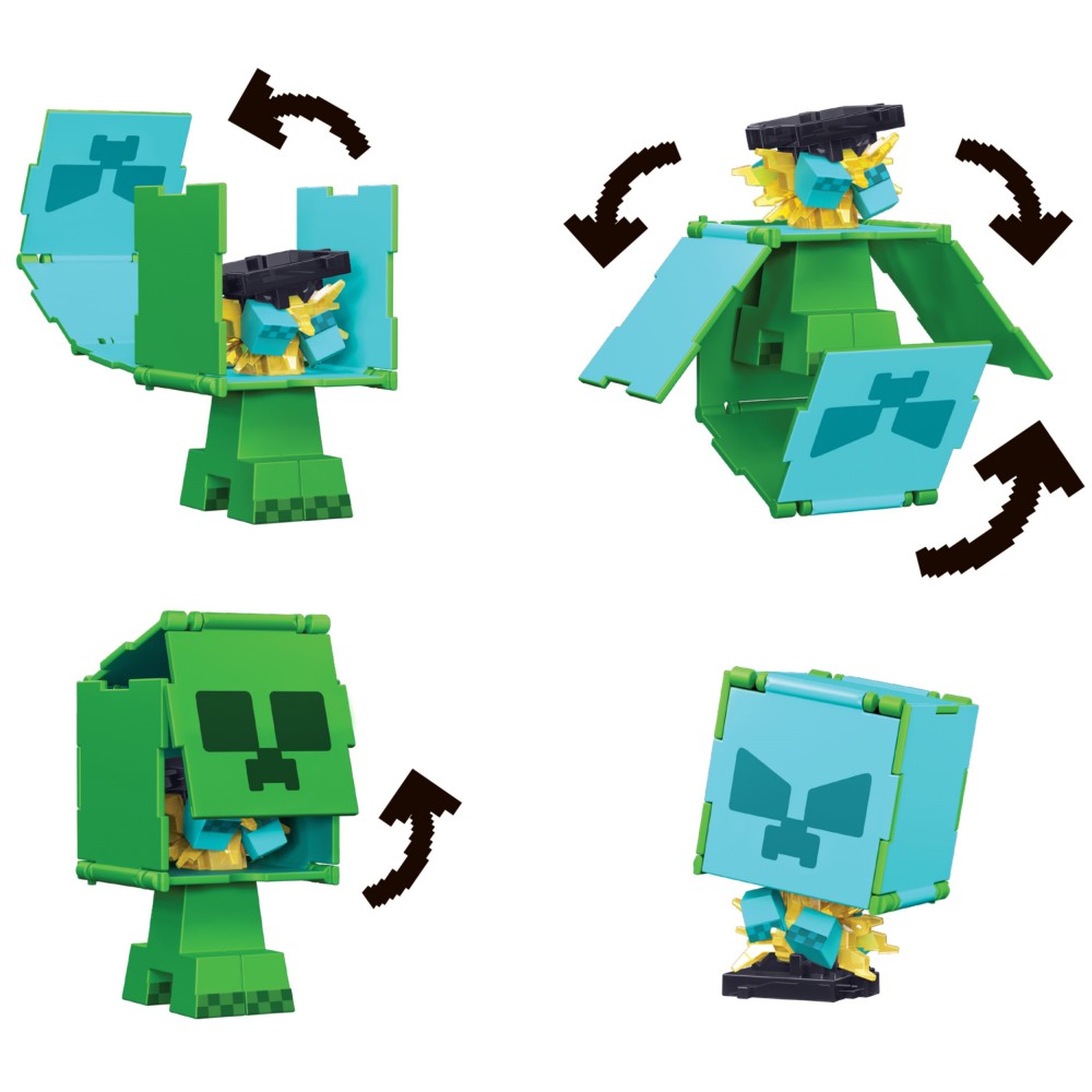 Minecraft - Figurka Creeper z transformacją 2w1 HTL46