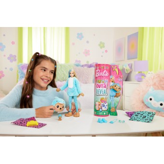 Barbie Cutie Reveal - Lalka Barbie Miś-Delfin + zwierzątko HRK25