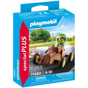 Playmobil - Dziecko z gokartem 71480