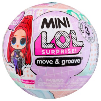 L.O.L. SURPRISE - Laleczka Mini OMG w kuli niespodziance LOL Move & Groove 588443