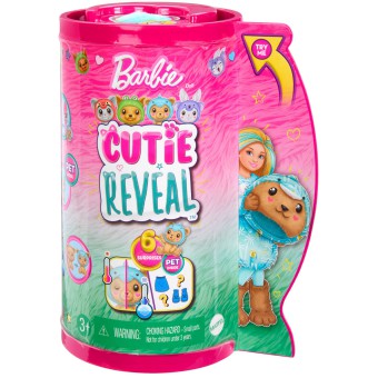 Barbie Cutie Reveal - Lalka Chelsea Miś-Delfin + zwierzątko HRK30