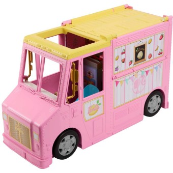 Barbie - Furgonetka z lemoniadą Mobilna kafejka dla lalek HPL71