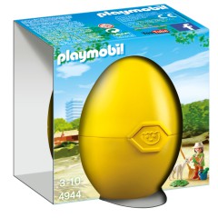 Playmobil - Zestaw jajko z niespodzianką Opiekunka zwierząt z alpaką 4944