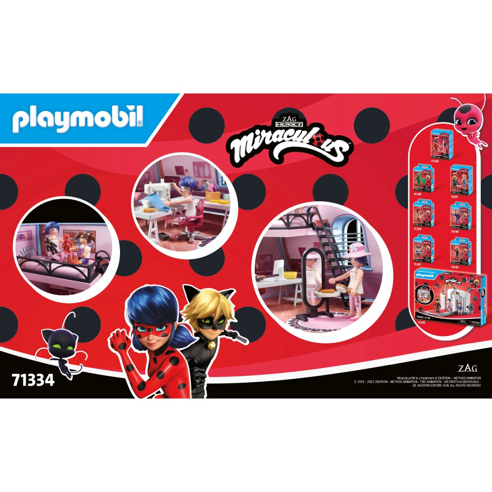 Playmobil - Miraculous Poddasze Marinette 71334