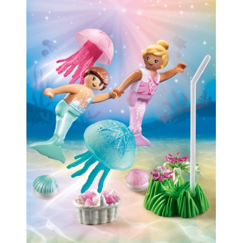 Playmobil - Princess Magic Małe syrenki z meduzą 71504