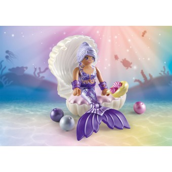 Playmobil - Princess Magic Syrenka z perłową muszelką 71502