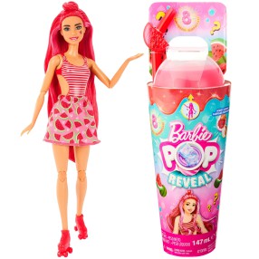 Barbie Pop Reveal - Arbuz Lalka Seria Owocowy sok HNW43