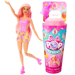 Barbie Pop Reveal - Truskawkowa lemoniada Lalka Seria Owocowy sok HNW41