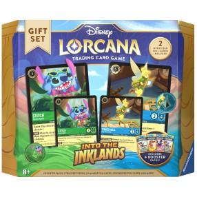 Disney Lorcana TCG - Into the Inklands Gift Set + 4 boostery po 12 kart 98295