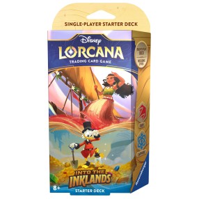 Disney Lorcana TCG - Into the Inklands Starter Deck Ruby & Sapphire Talia startowa 60 kart 98278