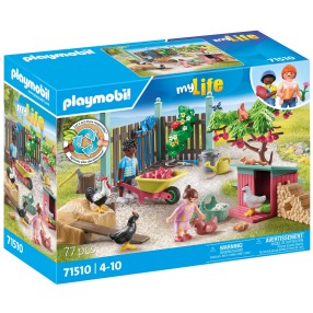 Playmobil - my Life Mała kurza ferma w ogródku Tiny House 71510