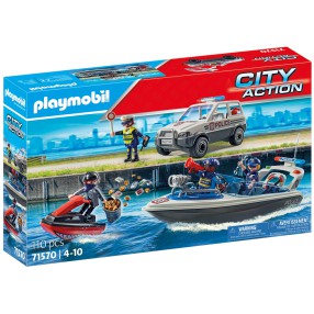 Playmobil - City Action Pościg policyjny na wodzie 71570