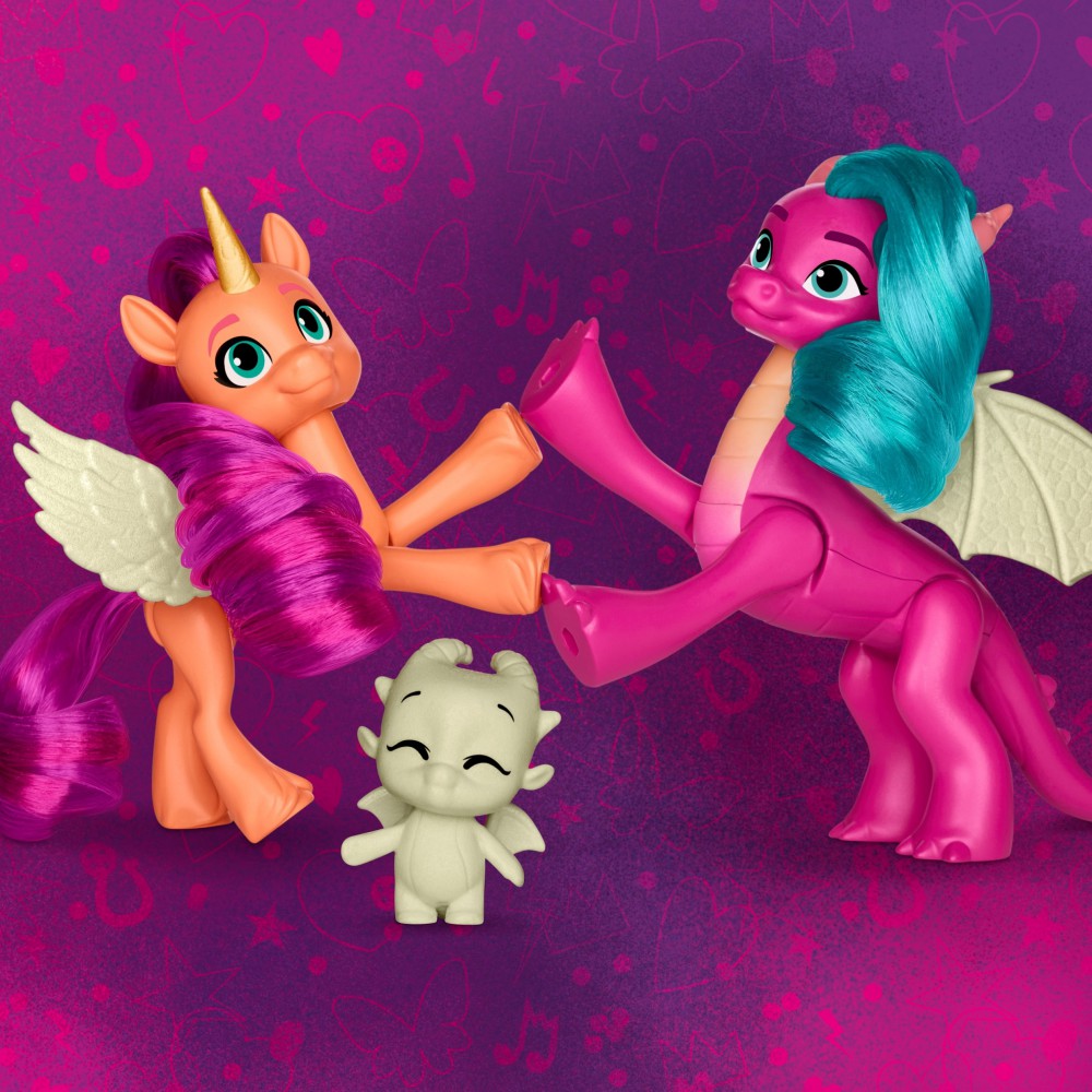 My Little Pony - Magia Smoczego Światła Figurki świecące w ciemności 3-pak F8702