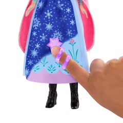 Disney Kraina Lodu - Lalka Anna w magicznej spódnicy zmieniającej kolor HTG24