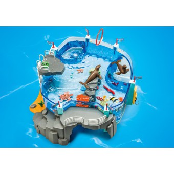 Playmobil - Family Fun Oceanarium z basenem dla pingwinów 70537