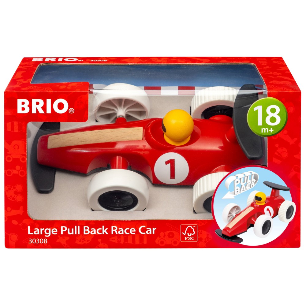 Brio - Duże auto wyścigowe Pociągnij i Puść 30308