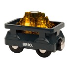 Brio Kolejka - Świecący wagon ze złotem 33896