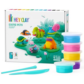 Hey Clay - Masa plastyczna Egzotyczne zwierzęta HCL15025
