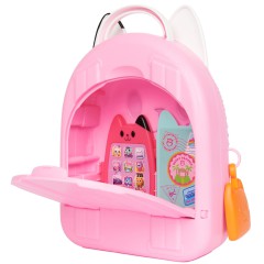 Koci Domek Gabi - Różowy plecak Zestaw podróżny z telefonem i portfelem 20142389